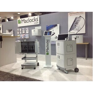 Compulocks CartiPad Uno Charging Cart - Steel - 550.2 mm Width x 458 mm Depth x 988.6 mm Height - For 16 Devices