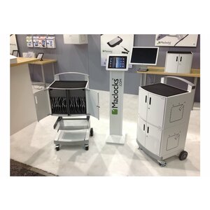 Compulocks CartiPad Duo Charging Cart - Steel - 550.2 mm Width x 458 mm Depth x 988.6 mm Height - For 32 Devices