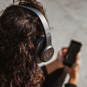 Fresh 'n Rebel Clam 3HP300SG Kabel/Kabellos Kopfbügel Stereo Headset - Grau - Binaural - Ohrumschließend - Bluetooth - Hos