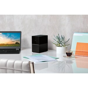 WD My Book Duo WDBFBE0240JBK 2 x Gesamtzahl Einschübe DAS-Speichersystem - 24 TB HDD Desktop - 2 x HDD installiert - 24 TB