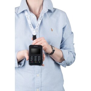 SpacePole M-Case Carrying Case VeriFone, Miura Payment Terminal - Black - TAA Compliant - ABS Plastic Body - Belt Clip, Po