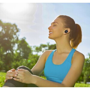 MusicMan BT-X49 True Wireless Ohrhörer Stereo Ohrhörerset - Binaural - In-Ear - 20 Hz bis 20 kHz Frequenzgang - 1000 cm Re