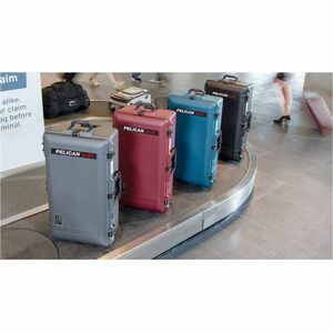 Pelican Air Travel/Luggage Case Travel - Oxblood - Water Proof, Crush Proof, Dust Proof - Polymer Body - Handle - 32.6" He