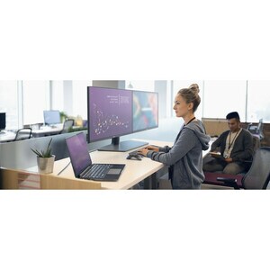 Dell P2720D 27" WQHD WLED LCD Monitor - 16:9 - Black, Silver - 27" (685.80 mm) Class - In-plane Switching (IPS) Technology