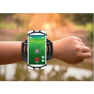 MOBILIS Carrying Case (Wristband) Smartphone - Black - Drop Resistant, Break Resistant, Anti-slip - Silicone Body - Armban