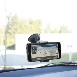 MOBILIS Vehicle Mount for Smartphone - Black - 16.5 cm (6.5") Screen Support