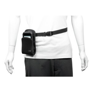 MOBILIS Carrying Case (Holster) Handheld Terminal, Smartphone, Tablet - Black - 1680D Polyester Body - Belt Strap - 180 mm
