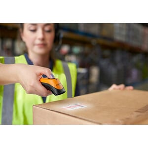 Socket Mobile DuraScan® D700, Linear Barcode Scanner, Black - Wireless Connectivity - 20" Scan Distance - 1D - Imager - Bl