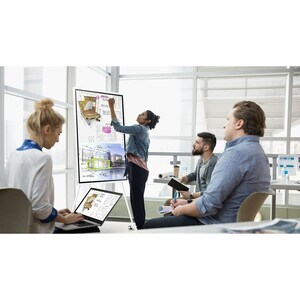 Samsung WM55R-W 1397 mm LCD Digital Signage Display - Touchscreen - 3840 x 2160 - Edge LED - 350 cd/m² - 2160p - USB - HDM