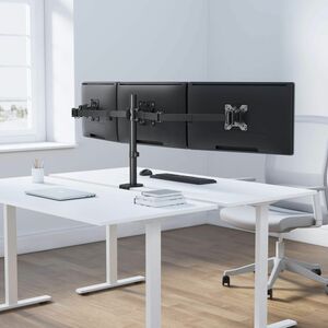 Manhattan Soporte Monitor p/3 Monitor 13 a 27" Escritorio - Altura ajustable - 3 Pantalla(s) admitidas - 33cm a 68.6cm (27