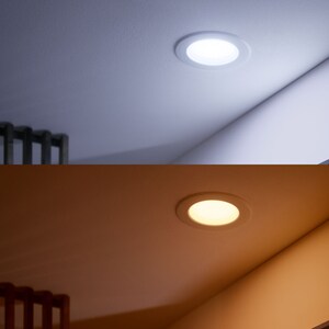 Philips Downlight 5/6 Inch - 2.80" (71.12 mm) Height - 7.30" (185.42 mm) Width - 9 W LED Bulb - Matte - 835 lm Lumens - Me