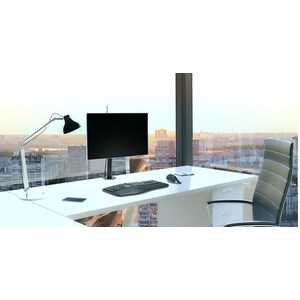 Kensington SmartFit Desk Mount for Monitor - Black - 1 Display(s) Supported - 34" (86.36 cm) Screen Support - 8 kg Load Ca