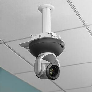 Vaddio QuickCAT Camera Mount for PTZ Camera - White - TAA Compliant - Height Adjustable