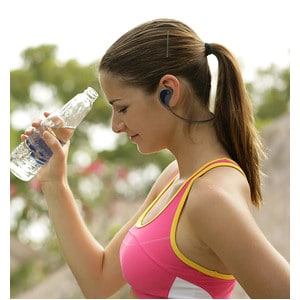 Technaxx MusicMan BT-X23 Wireless Behind-the-neck, Earbud Binaural Stereo Earphone - Black - In-ear - 8 m - Bluetooth - 20