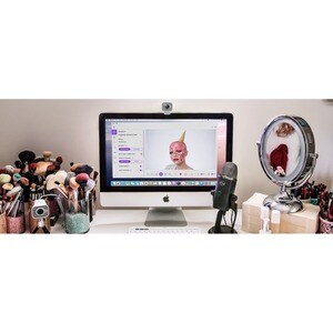 Logitech StreamCam Webcam - 60 fps - Branco - 1920 x 1080 Vídeo - Foco automático - 78° Angle - Microfone - Monitor