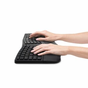 PRO FIT ERGONOMIC WIRELESS KEYBOARD - BLACK