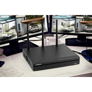 Technaxx TX-64 4 Kanäle Kabellos, Kabel Videoüberwachungsstation - Netzwerk-Videorekorder - HDMI