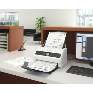 Epson WorkForce DS-970 Sheetfed Scanner - 600 x 600 dpi Optical - 10-bit Color - 85 ppm (Mono) - 85 ppm (Color) - Duplex S