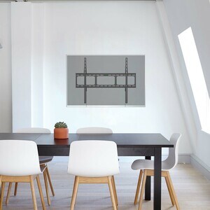 Amer Mounts Wall Mount for Flat Panel Display, Monitor - 1 Display(s) Supported - 100" Screen Support - 220.46 lb Load Cap