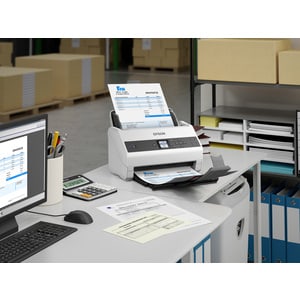 Epson WorkForce DS-970 Sheetfed Scanner - 600 dpi Optical - 30-bit Color - 10-bit Grayscale - 16 ppm (Mono) - 85 ppm (Colo
