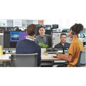 Logitech Zone Wired Over-the-head Stereo Headset - Binaural - Circumaural - 32 Ohm - 20 Hz to 16 kHz - 190 cm Cable - Uni-