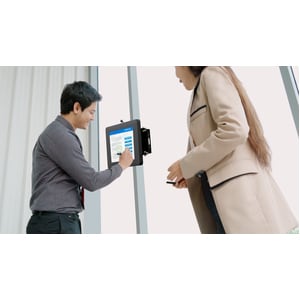 CTA Digital Premium Security Mullion Mount Enclosure for iPad 10 & 7-11" Tablets - 7" to 11" Screen Support - 75 x 75 - VE