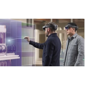 Microsoft HoloLens 2 Mixed Reality Glasses - - Phone SupportedBluetooth - Battery Rechargeable - 3 Hour Run Time