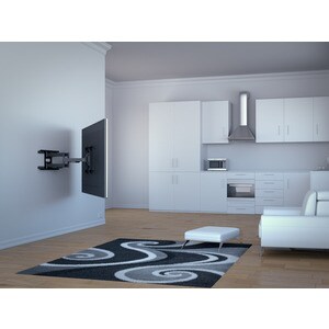 ITB - Staffa a muro multisnodo Heavy Duty con movimento a pantografo per monitor da 60'' a 110'', portata 125Kg. VESA max 