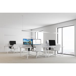 Kensington SmartFit Mounting Arm for Monitor - Landscape/Portrait - Height Adjustable - 2 Display(s) Supported - 27" (68.5
