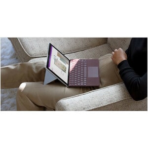 Microsoft Type Cover Keyboard/Cover Case Microsoft Surface Go, Surface Go 2 Tablet - Black - Stain Resistant - MicroFiber 