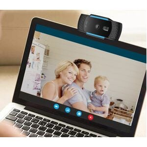 Adesso CyberTrack H5 1080P Webcam - 2.1 Megapixel - 30 fps - USB 2.0 - Auto Focus - Built-In MIC - Tripod Mount - Privacy 