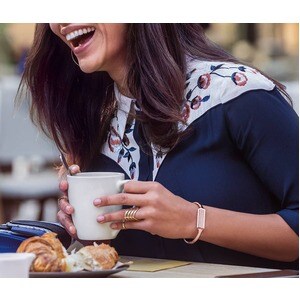 Fitbit Fitness Tracker Bracelet - Rose Gold - Stainless Steel