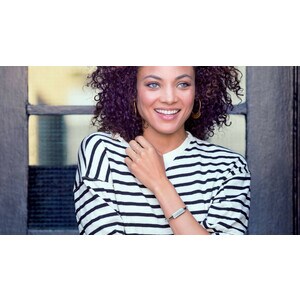 Fitbit Fitness Tracker Bracelet - Silver - Stainless Steel