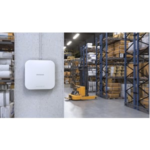 Netgear WAX610 Wi-Fi 6 IEEE 802.11 a/b/g/n/ac/ax/i 1.80 Gbit/s Wireless Access Point - Indoor - 2.40 GHz, 5 GHz - MIMO Tec