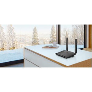 TP-Link TL-MR100 Wi-Fi 4 IEEE 802.11b/g/n Mobilfunk, Ethernet Modem/Wireless Router - 4G - LTE 2100, LTE 850, LTE 1800, LT