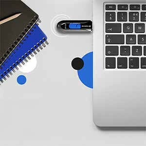 Transcend JetFlash 790 256 GB USB 3.1 Type A Flash Drive - Black - 90 MB/s Read Speed - 45 MB/s Write Speed - 1 Piece