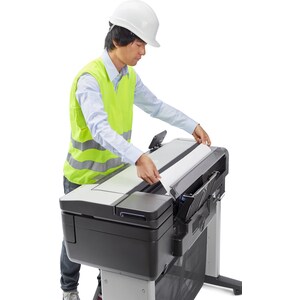HP Designjet T830 Tintenstrahl-Großformatdrucker - Includes Drucker, Kopierer, Scanner - 609,60 mm (24 Zoll) Druckbreite -