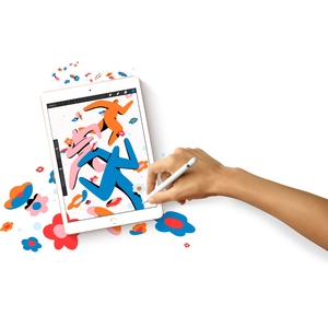 Apple iPad (8th Generation) Tablet - 25,9 cm (10,2 Zoll) - 3 GB RAM - 128 GB - iPadOS 14 - 4G - Grau - Apple A12 Bionic So