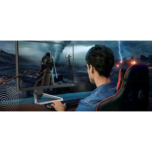 BenQ MOBIUZ EX2710 68,6 cm (27 Zoll) Full HD LED Gaming-LCD-Monitor - 16:9 Format - Dunkelgrau, Schwarz - 685,80 mm Class 