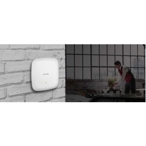 D-Link Nuclias DAP-2682 IEEE 802.11ac 2,25 Gbit/s Drahtloser Access Point - 2,40 GHz, 5 GHz - 4 x Interne Antenne(n) - MIM