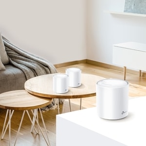 TP-Link Deco X60 Wi-Fi 6 IEEE 802.11ax Ethernet Drahtlos Router - Dualband - 2,40 GHz ISM-Band - 5 GHz UNII-Band - 4 x Ant