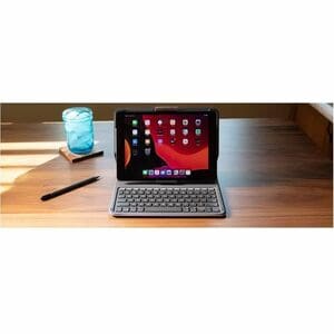 ZAGG Messenger Folio 2 Keyboard/Cover Case (Folio) for 25.9 cm (10.2") to 26.7 cm (10.5") Apple iPad Tablet - Charcoal