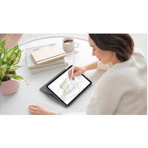 Logitech Folio Touch Tastatur/Cover für 27,9 cm (11 Zoll) Apple iPad Air (4. Generation) Tablet - Grau - Webstoff Körper -