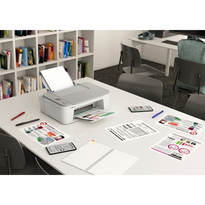 Canon PIXMA TS3451 (White) Wireless Inkjet Multifunction Printer - Colour - Copier/Printer/Scanner - 4800 x 1200 dpi Print