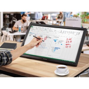 ViewSonic TD2423 24 Zoll Class LCD-Touchscreen-Monitor - 16:9 Format - 7 ms Reaktionszeit - 61 cm (24 Zoll) Viewable - Inf