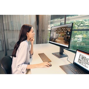 Lenovo ThinkVision T27h-2L 27" Class WQHD LCD Monitor - 16:9 - Raven Black - 68.6 cm (27") Viewable - In-plane Switching (