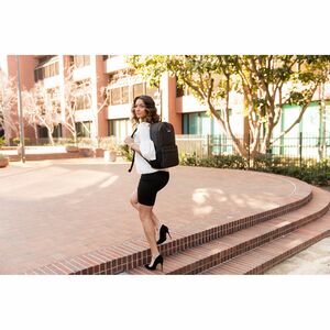 Codi Terra 100% Recycled Grey 15.6" Backpack with Antimicrobial Coating