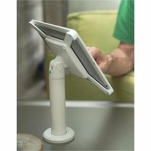 Compulocks iPad 10.2" Axis Enclosure White - POS Inspired Design; Card Reader Compatible, allows continuous charging' Whil