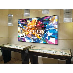 LCD Digital Signage Samsung QB24R-T 604,52 mm - Touchscreen - 1920 x 1080 - 250 cd/m² - 1080p - USB - HDMI - Seriale - LAN