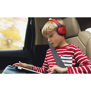 JBL Jr310BT Wireless On-ear Stereo Headset - Red - Binaural - Ear-cup - 1500 cm - Bluetooth - 32 Ohm - 20 Hz to 20 kHz